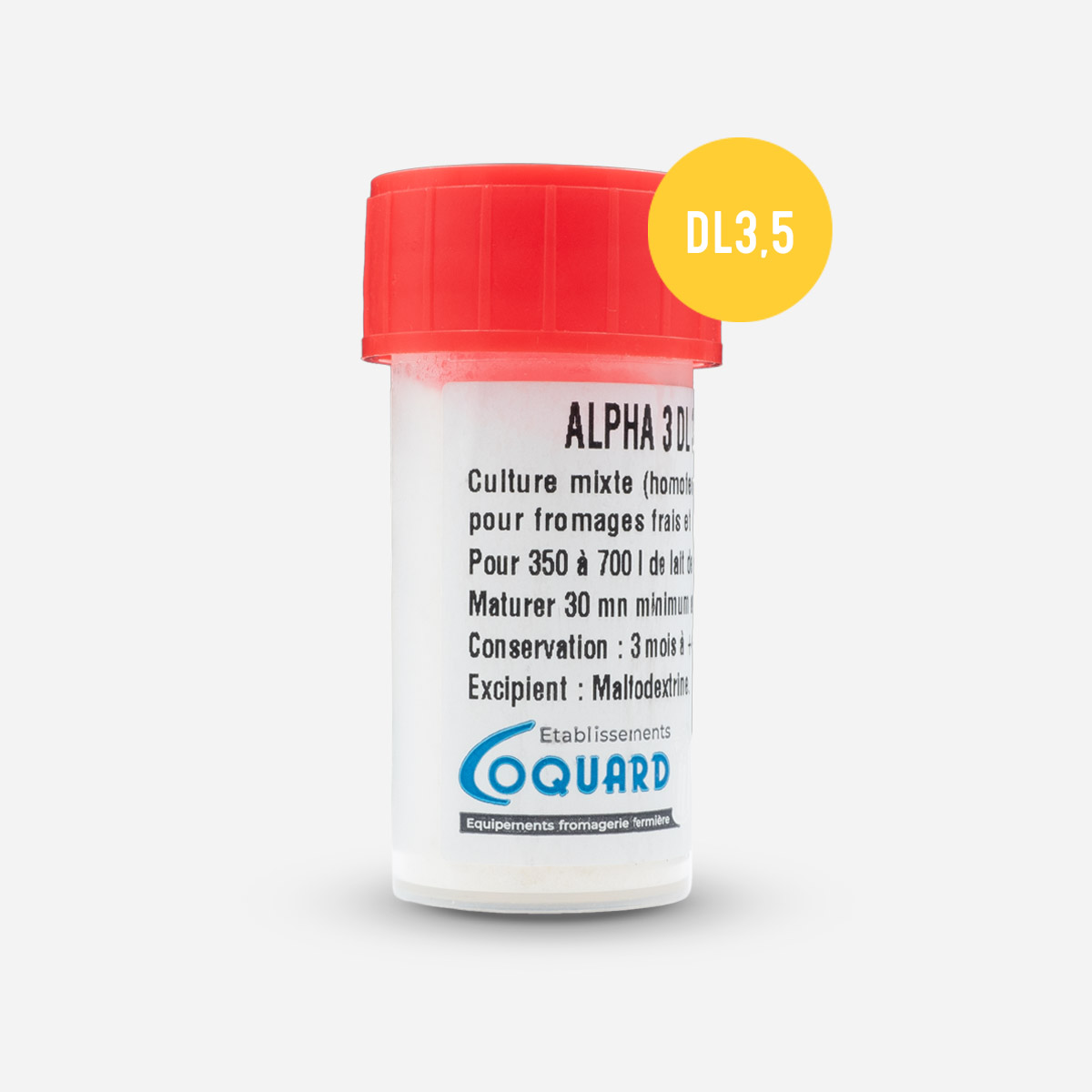 Mikrobiološka kultura alpha, različica alpha 3, doziranje DL3,5